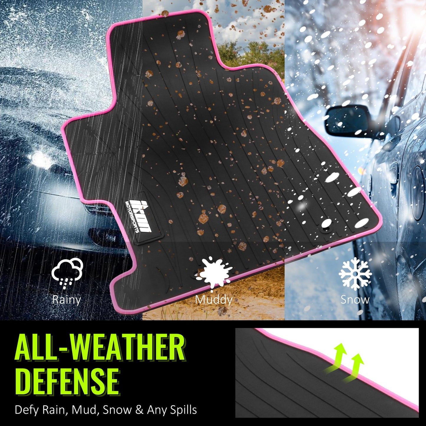 2006-2011 Honda Civic IKON Custom Fit Floor Mats Carpets Latex