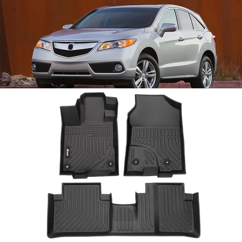 2013-2018 Acura RDX 5 Seats 3D Floor Mats All Weather TEP Carpets 3PCS