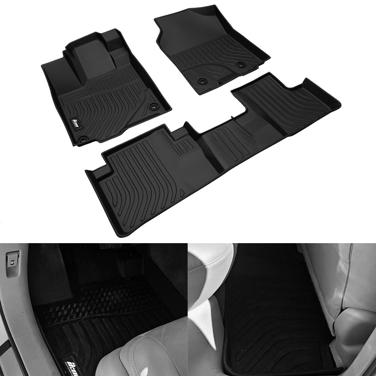 2016-2018 Acura RDX 5-Seat 3D Floor Mats All Weather TEP Carpets 3PCS
