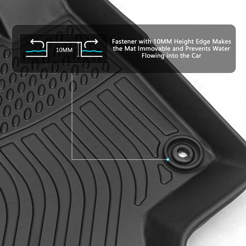 2019-2025 Acura RDX 5-Seat 3D Floor Mats All Weather TEP Carpets 3PCS