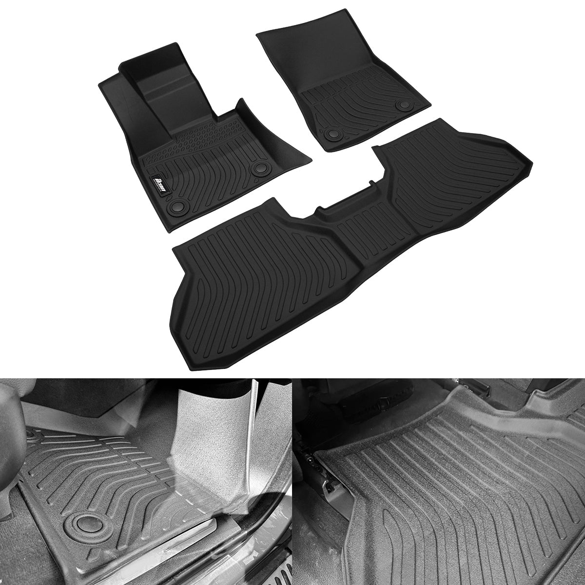 2014-2016 BMW F15 X5 F85 X5M 2015-2016 F16 X6 3D Floor Mats TEP 3PCS