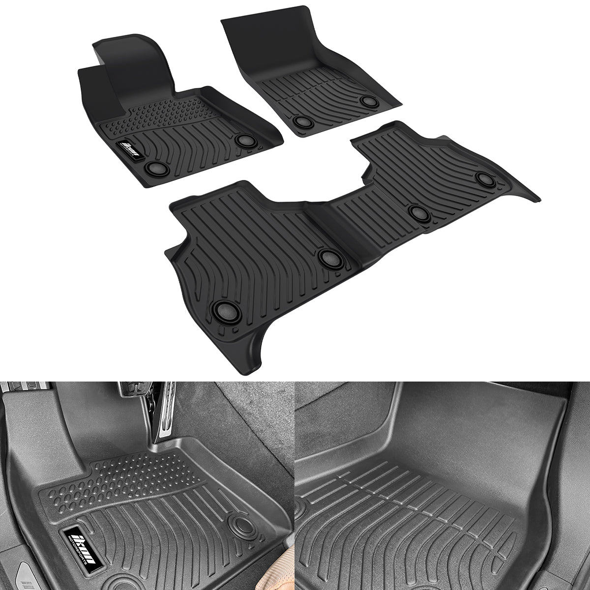 2019-2025 BMW X5 G05 X5M F95 5 Passengers 3D Floor Mats TEP Carpets