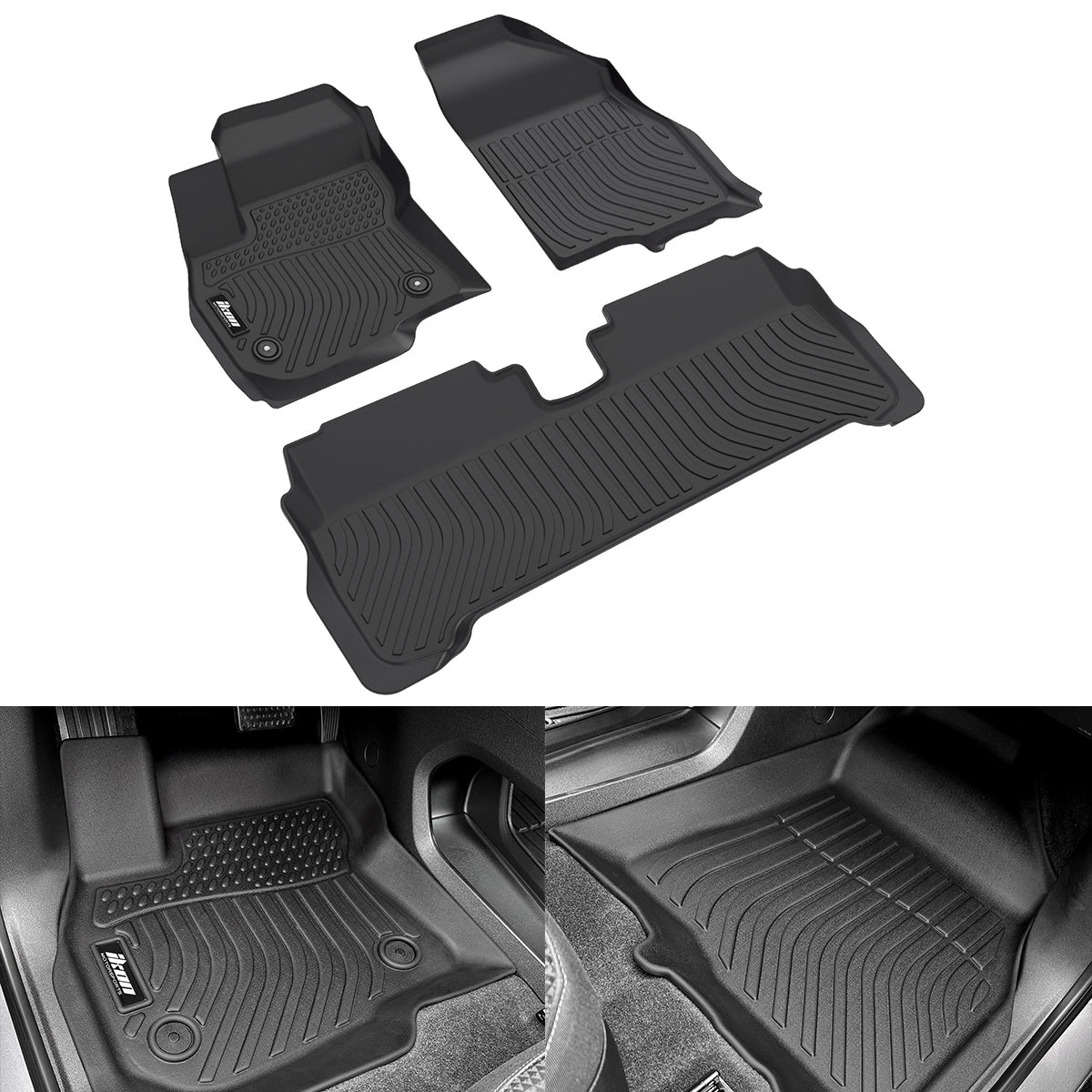 2022-2024 Chevrolet Bolt EUV 3D Floor Mats All Weather TEP Carpets