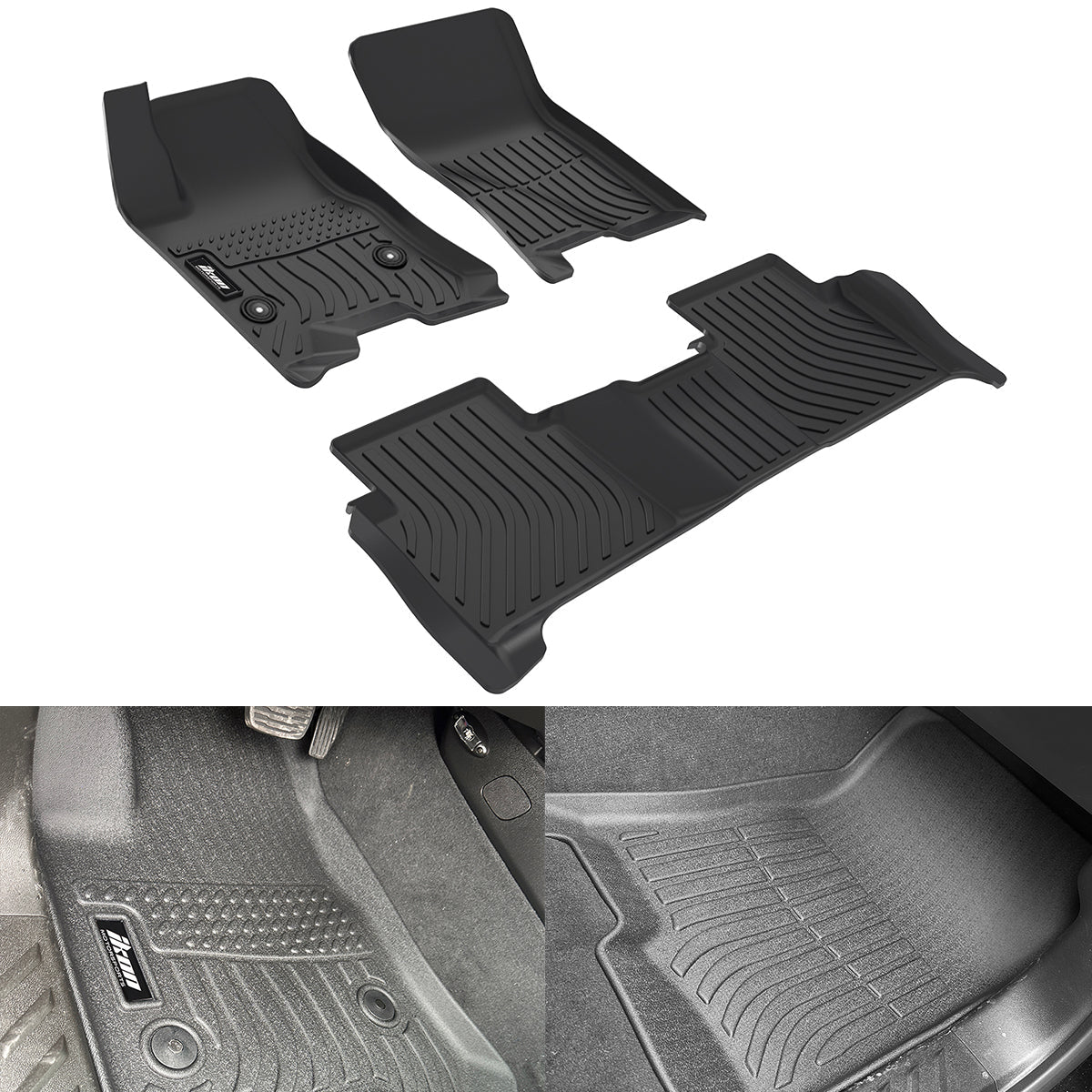 2023-2025 Chevy Colorado/GMC Canyon Floor Mats All Weather TPE Carpets