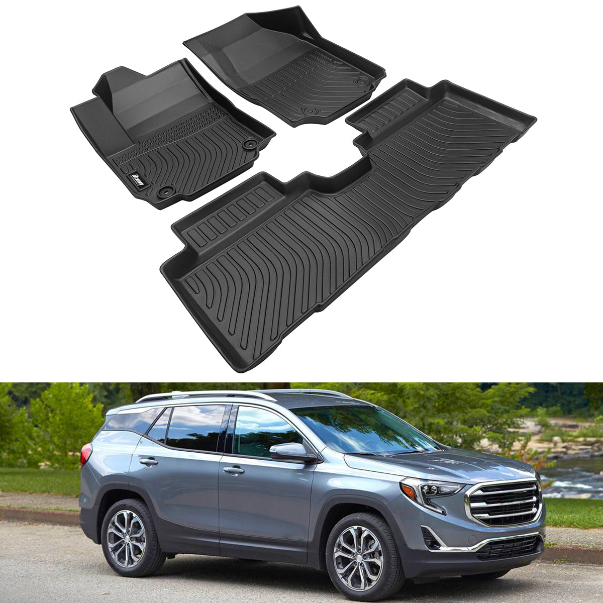 2018-2025 Chevy Equinox GMC Terrain 3D Floor Mats TEP Carpets Liner