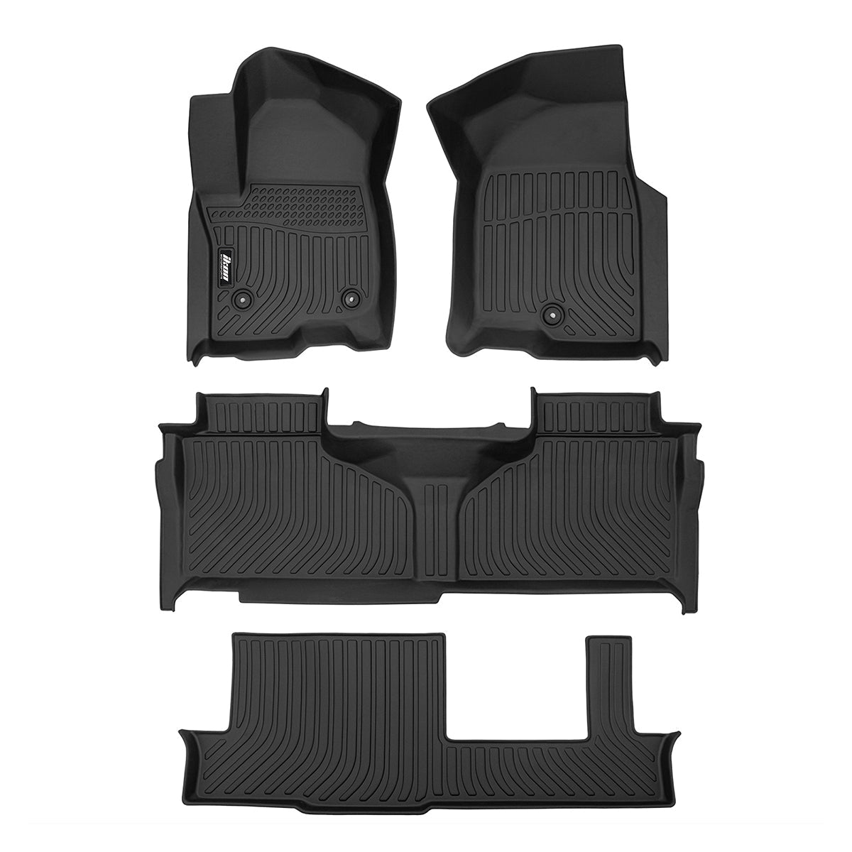 Car Floor Mat for 2021-23 Chevrolet Tahoe/GMC Yukon/Escalade 8 Seat 3D