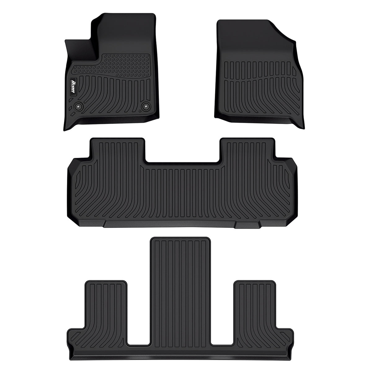 2018-2024 Chevy Traverse 7 Seats 3D Floor Mats All Weather TEP Carpets