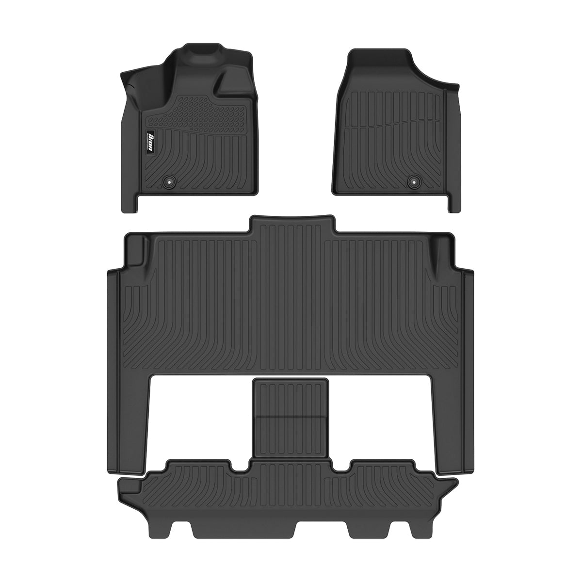 2008-2020 Dodge Grand Caravan 3D Floor Mats All Weather Carpets TPE