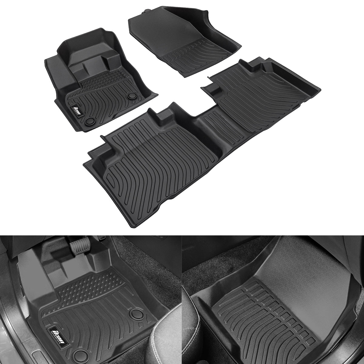 2015-2024 Ford Edge 3D Molded Floor Mats All Weather Carpets Liner TPE