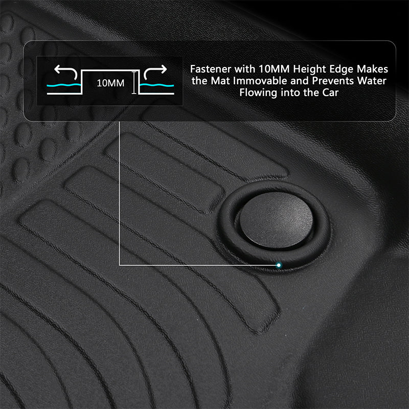 2020-2025 Ford Escape Hybrid 3D Floor Mats All Weather Carpets - TPE