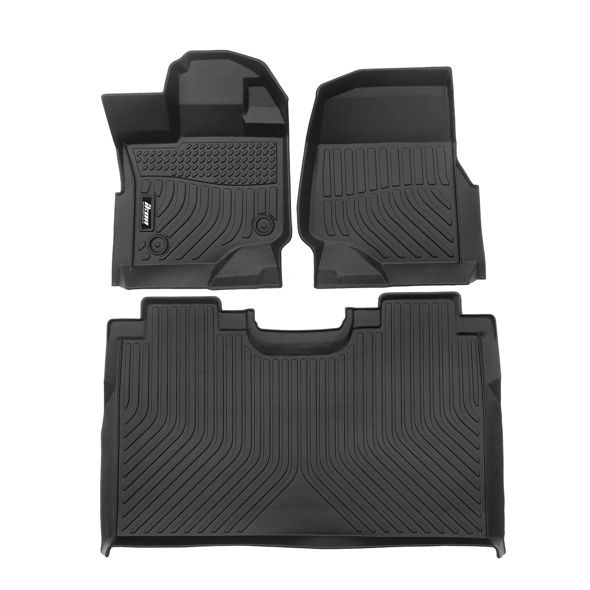 Car Floor Mat for 2015-2025 Ford F-150 Crew Cab All Weather 3D TPE Pad