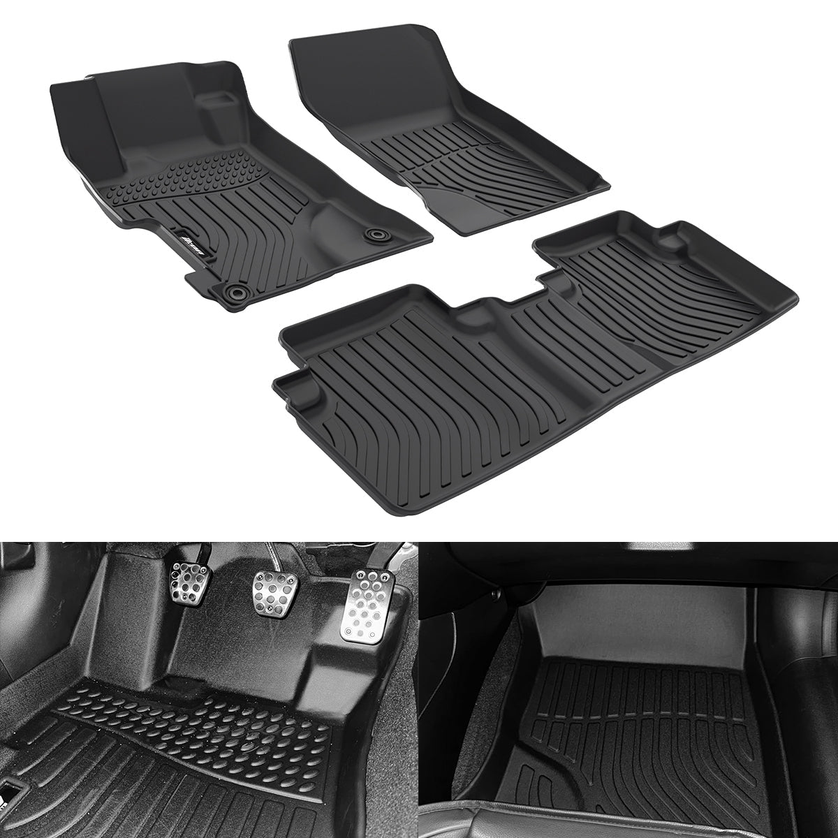 Car Floor Mat for 2012-2015 Honda Civic All Weather 3D Molded  Pad TPE