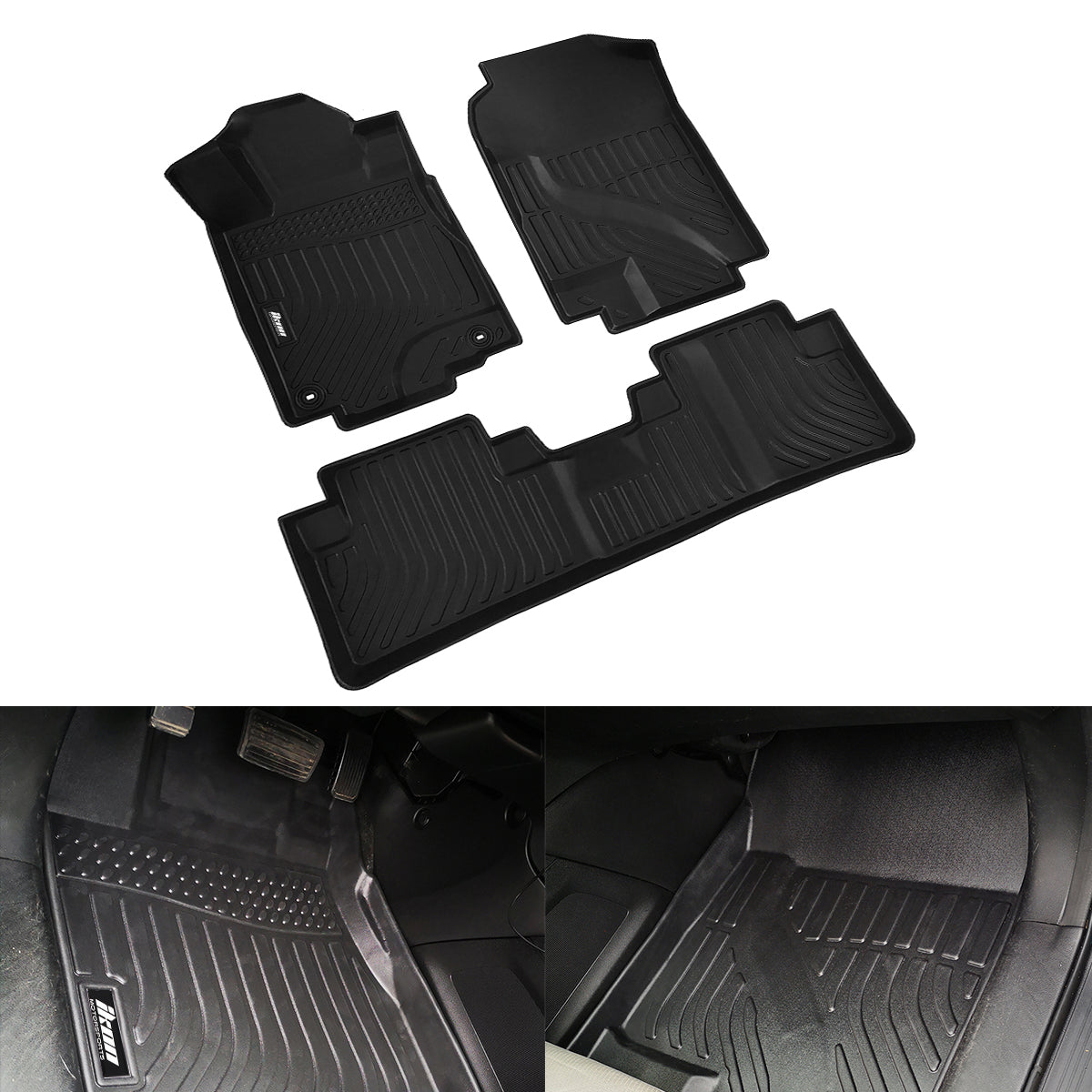 Car Floor Mat for 2012-2016 Honda CR-V All Weather 3D Front Rear  TPE