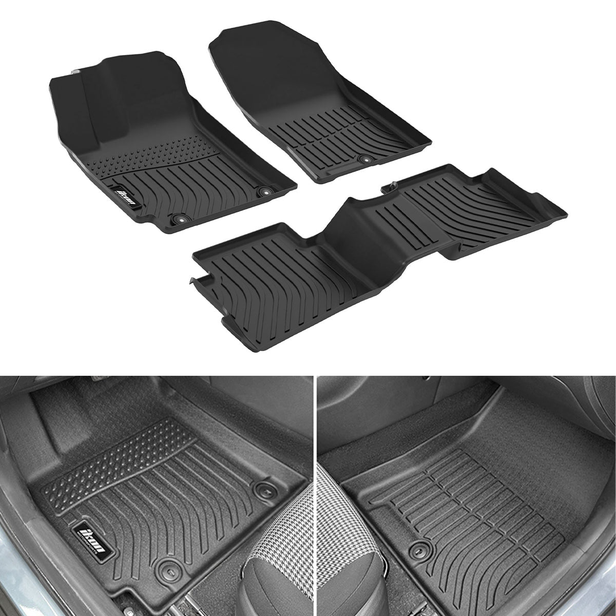 2018-2023 Hyundai Kona 2022-2023 Kona N 3D Floor Mats Carpet Guard TPE