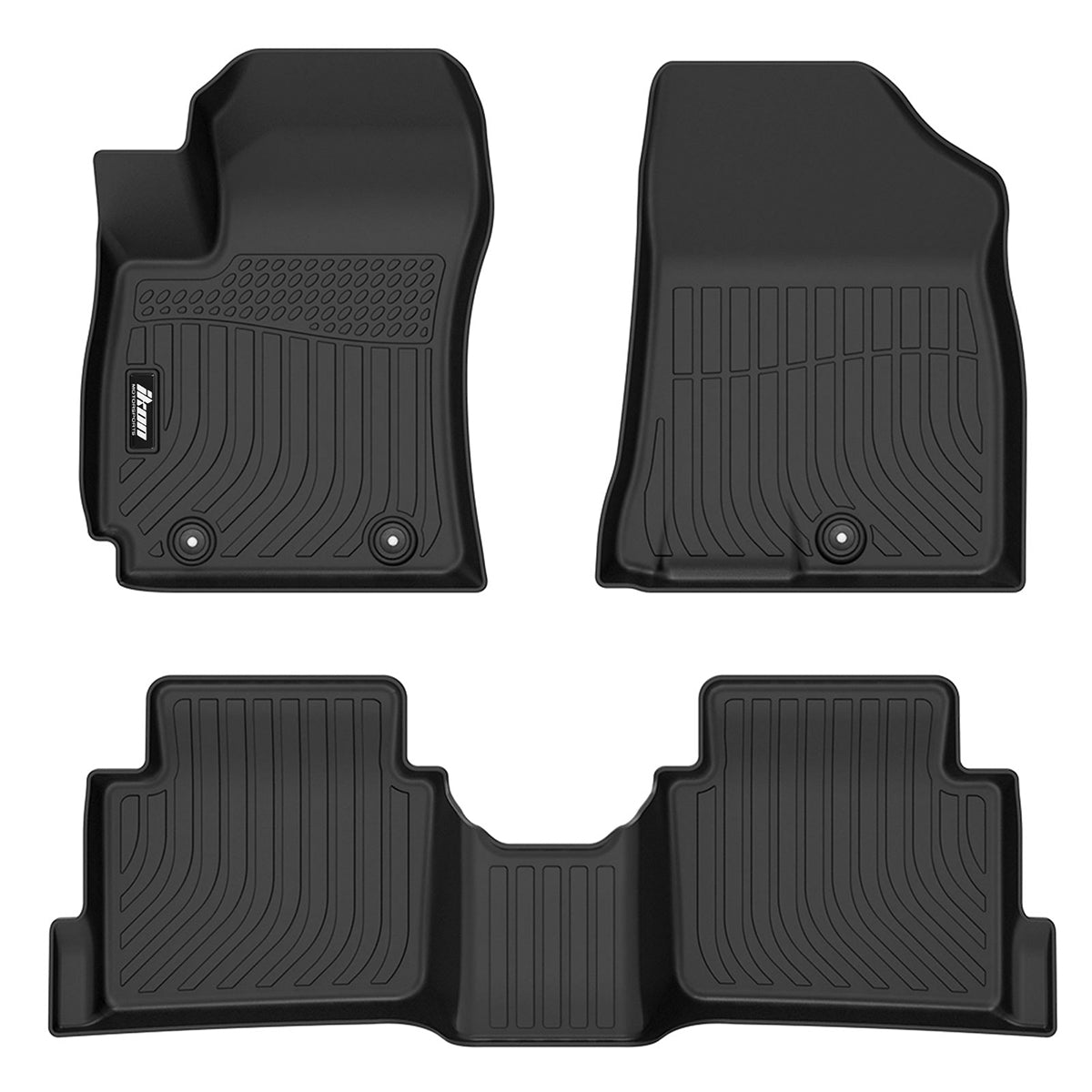 2024-2025 Hyundai Kona 2024 Kona N 3D All Weather Floor Mats Liner TPE