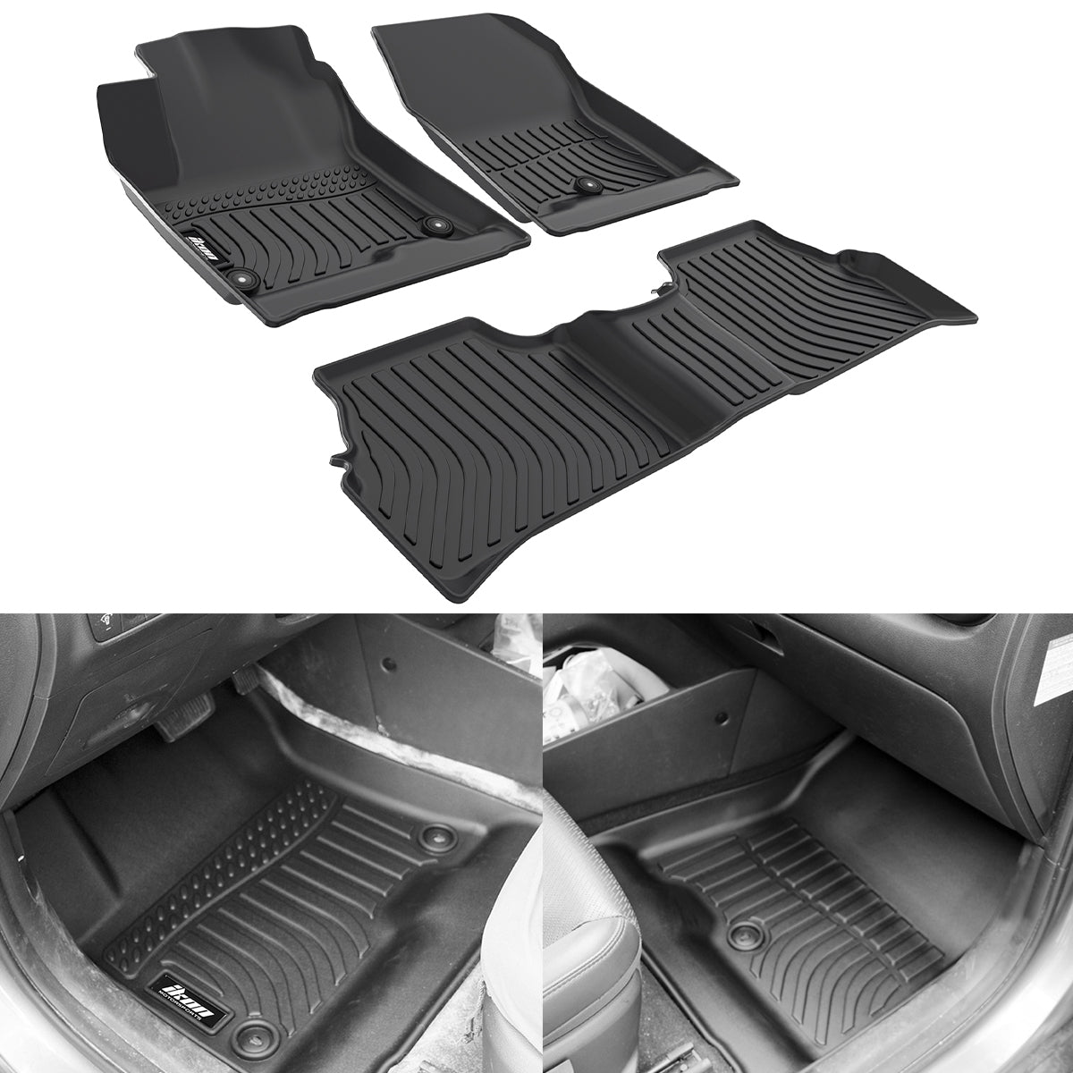 2019-2023 Hyundai Kona Electric 3D Floor Mats All Weather Carpet TPE