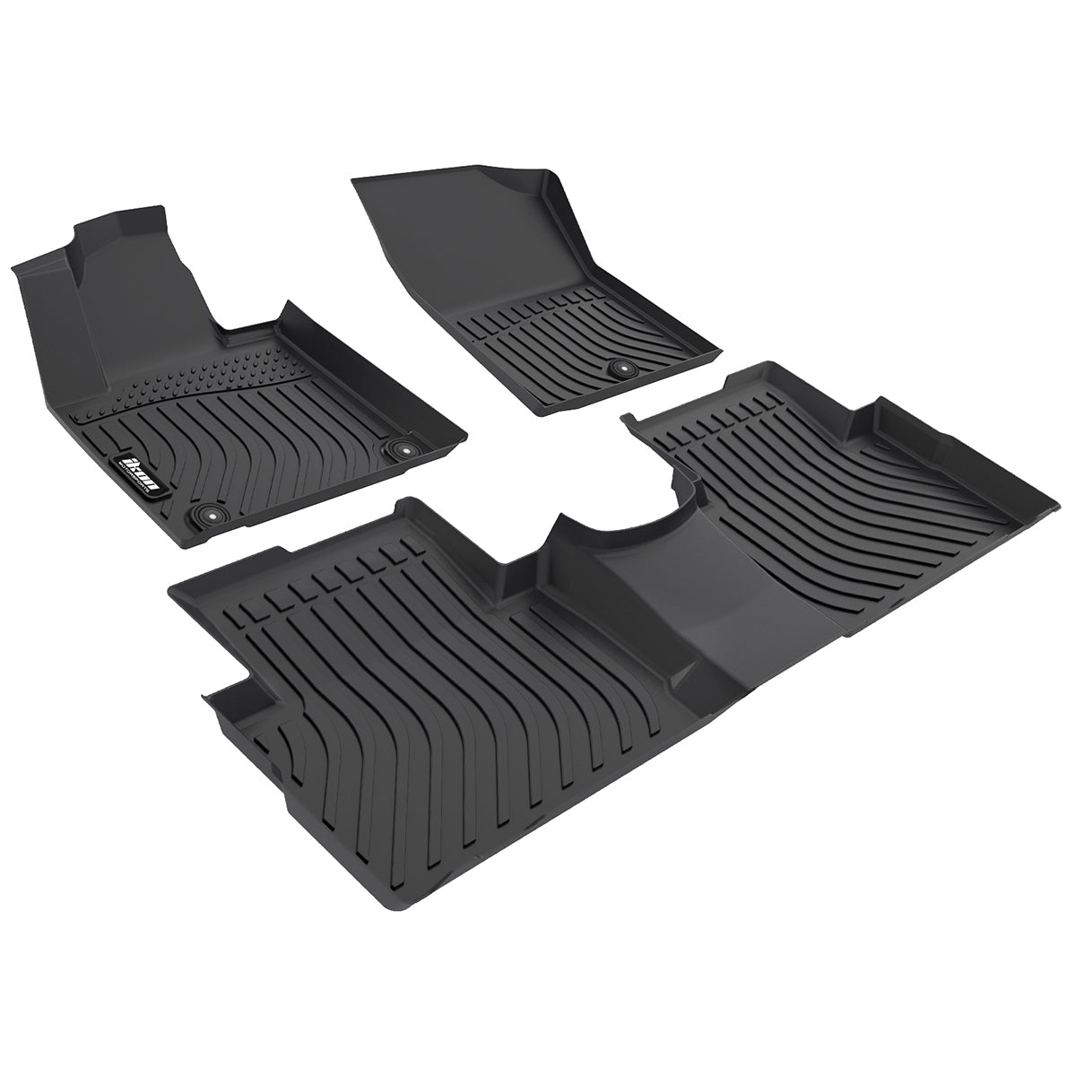2021-2023 Hyundai Santa Fe Non-Hybrid 3D All Weather Floor Mats TPE