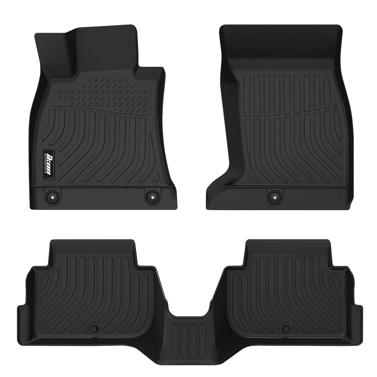 2018-2023 Kia Stinger AWD Floor Mats All Weather TPE 3D Carpets 3PC