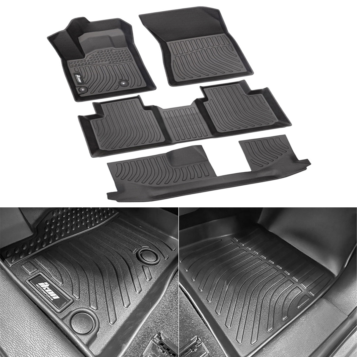 Car Floor Mat for 2022-2024 Mitsubishi Outlander All Weather 3D TPE