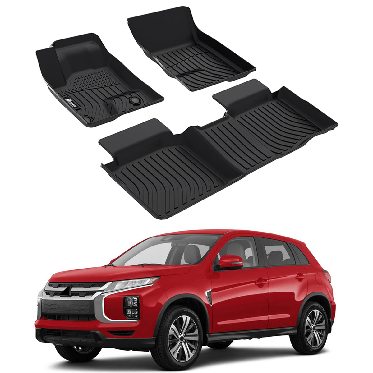 2023-2024 Mitsubishi Outlander PHEV Floor Mats All Weather TPE Carpets