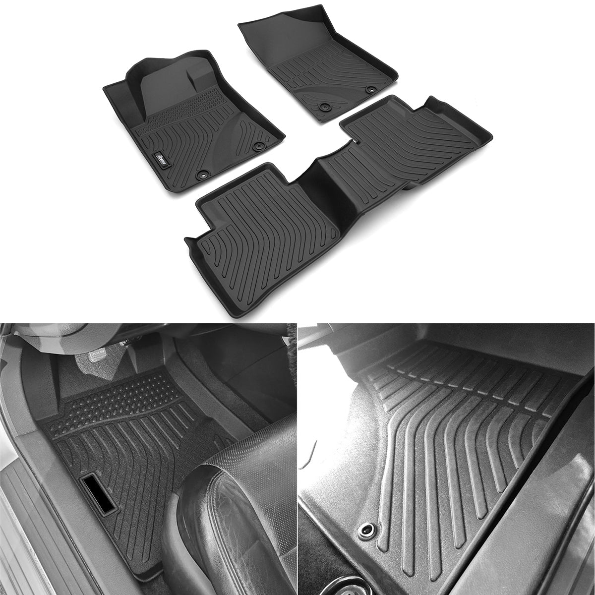 Car Floor Mat for 2013-2018 Nissan Altima All Weather 3D Liner TPE