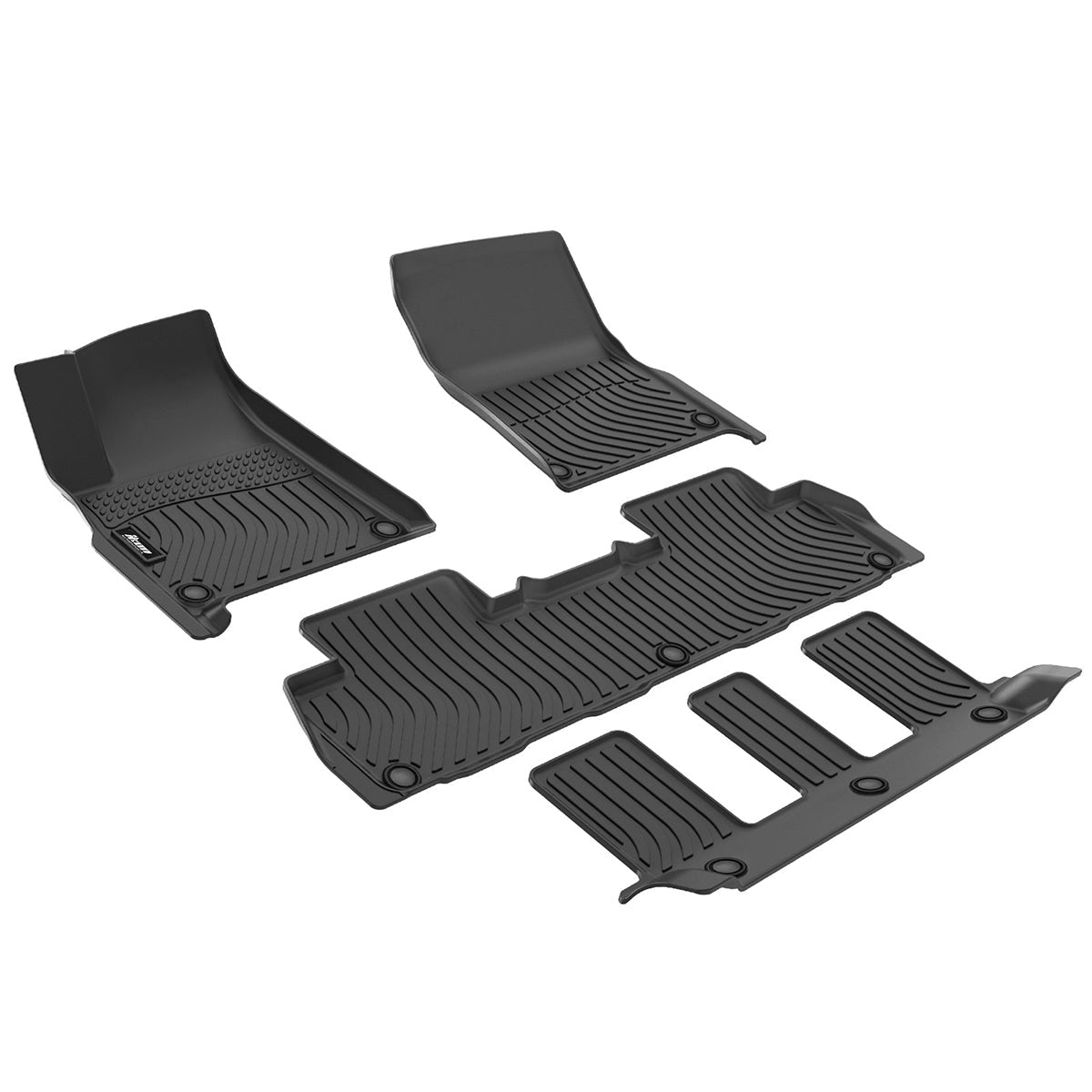 2022-2024 Rivian R1S 3D Molded Floor Mats All Weather Carpet TPE 4PCS