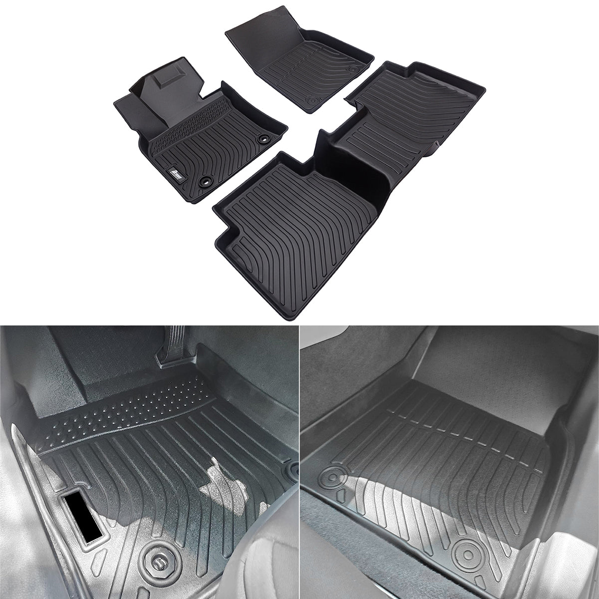 Car Floor Mat for 2018-2024 Toyota Camry All Weather 3D Molded TPE