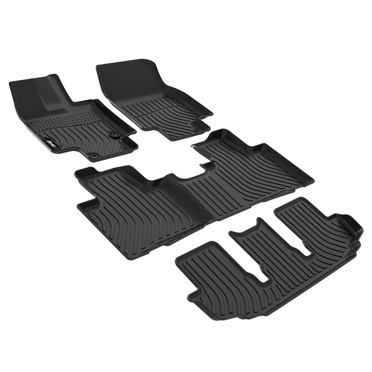 2020-2025 Toyota Highlander 7& 8 Seats Floor Mats 3D Molded Carpets