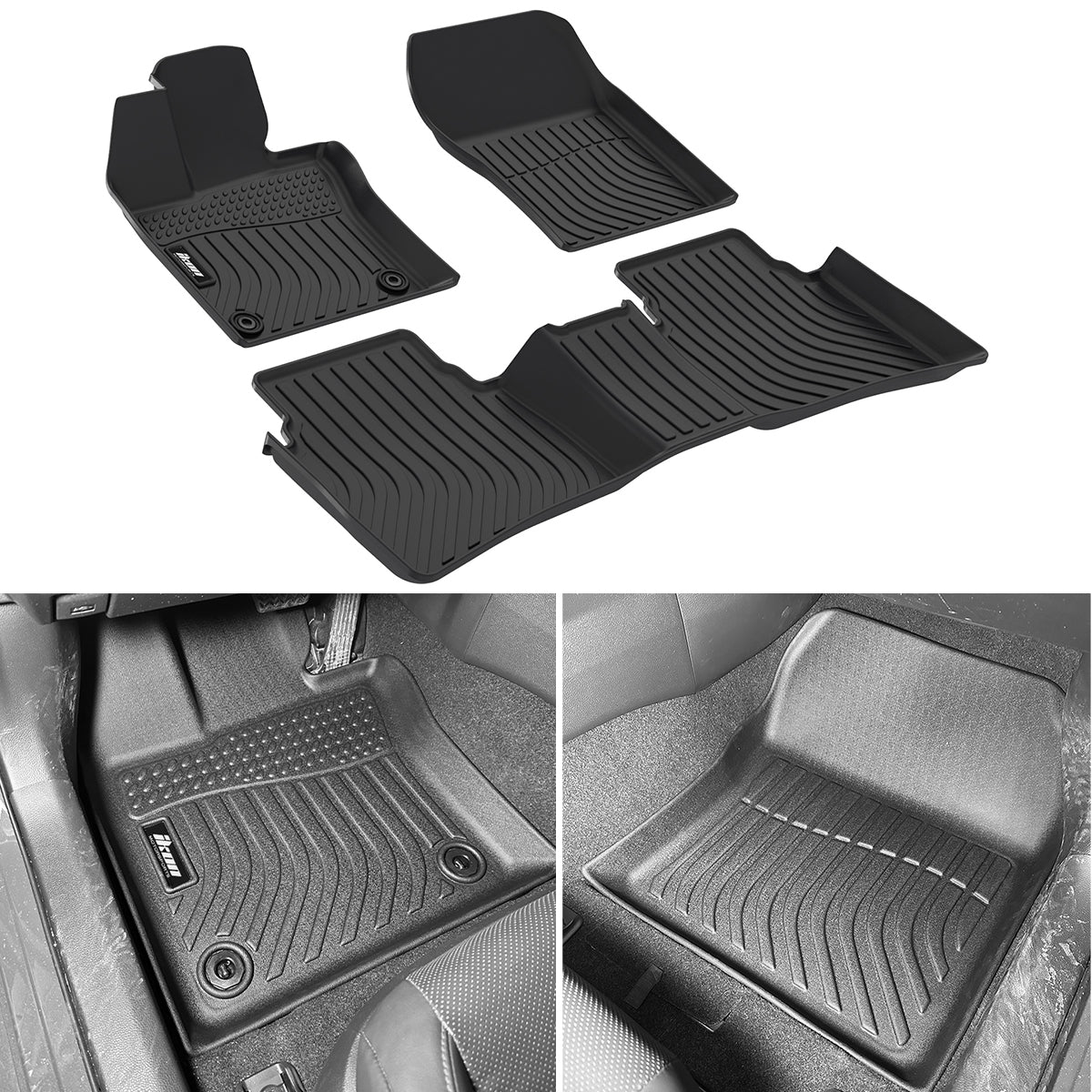2023-2024 Toyota Prius Prime 3D Molded Floor Mats All Weather Carpet T