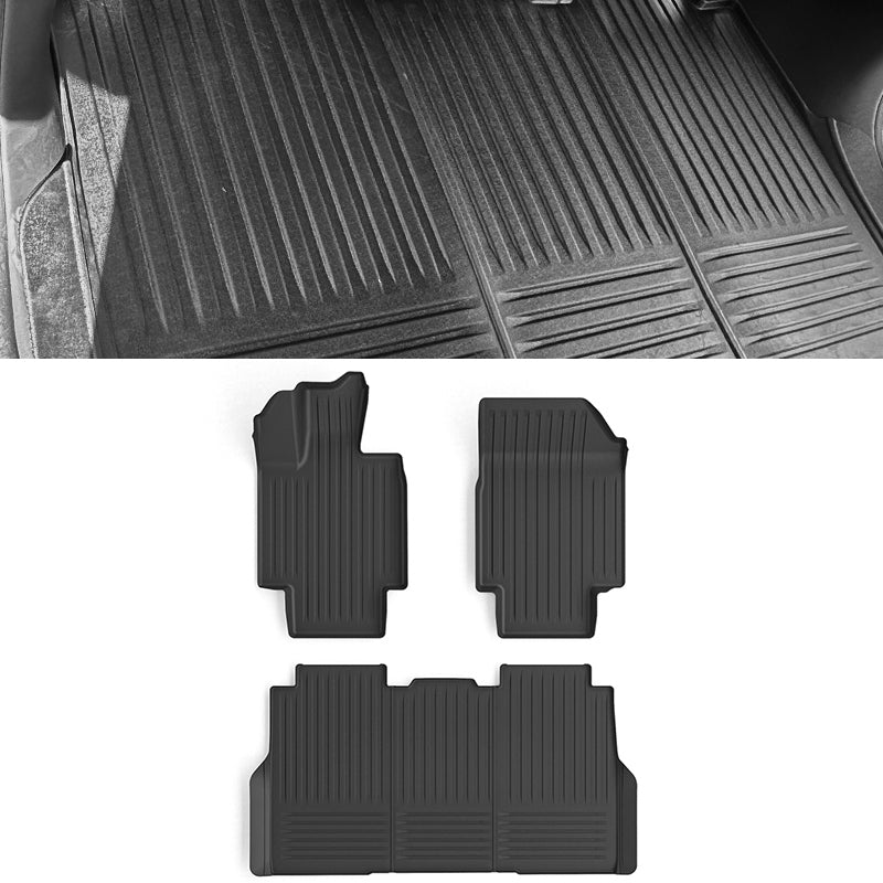 2023-2024 Tesla Cybertruck 3D Molded Floor Mats All Weather Carpet TPE