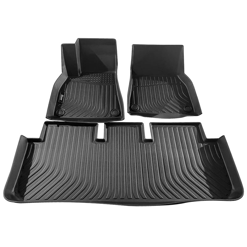 Car Floor Mat for 2021-2025 Tesla Model S All Weather 3D Molded TPE