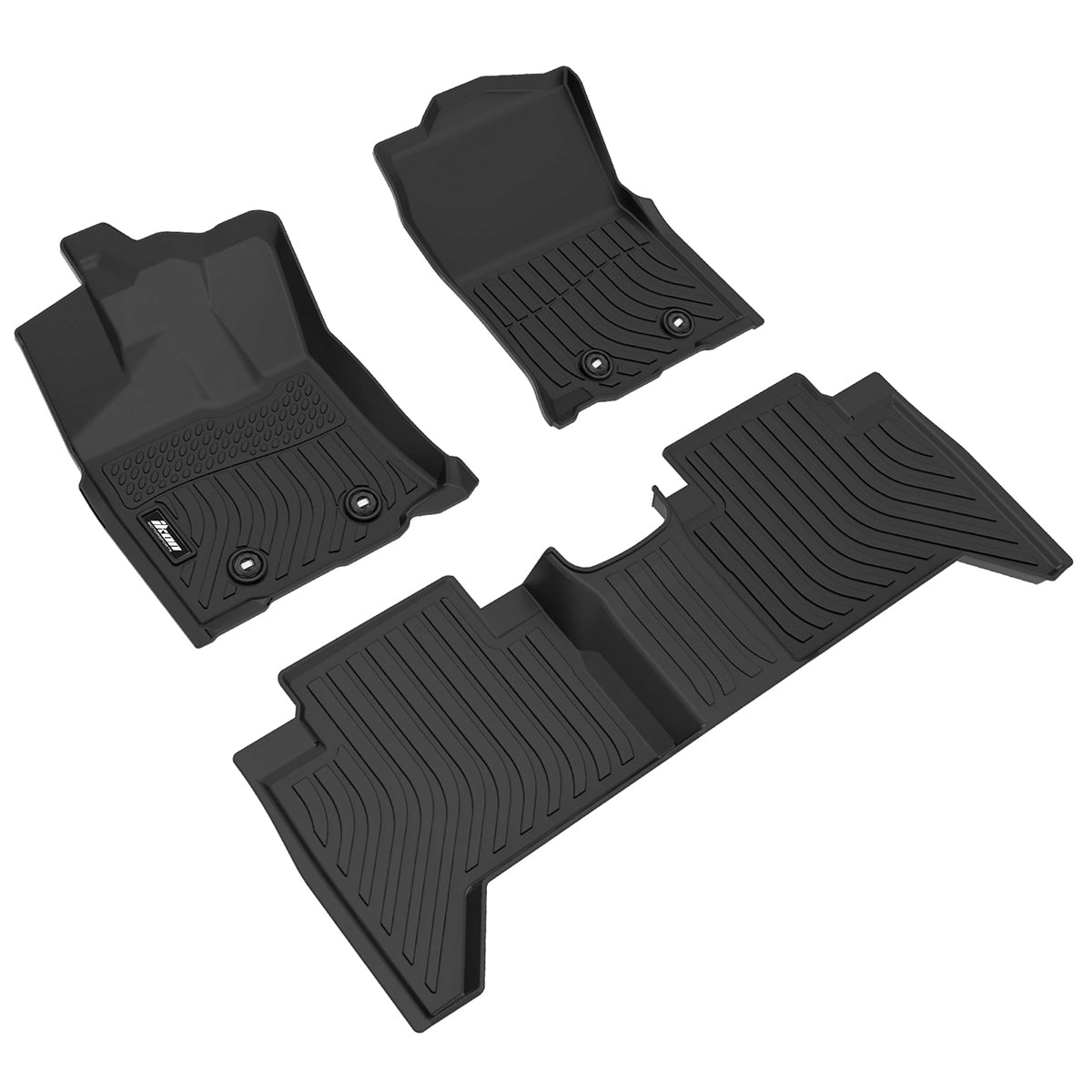 2018-2023 Toyota Tacoma Double Cab All Weather Floor Mats 3D Carpets