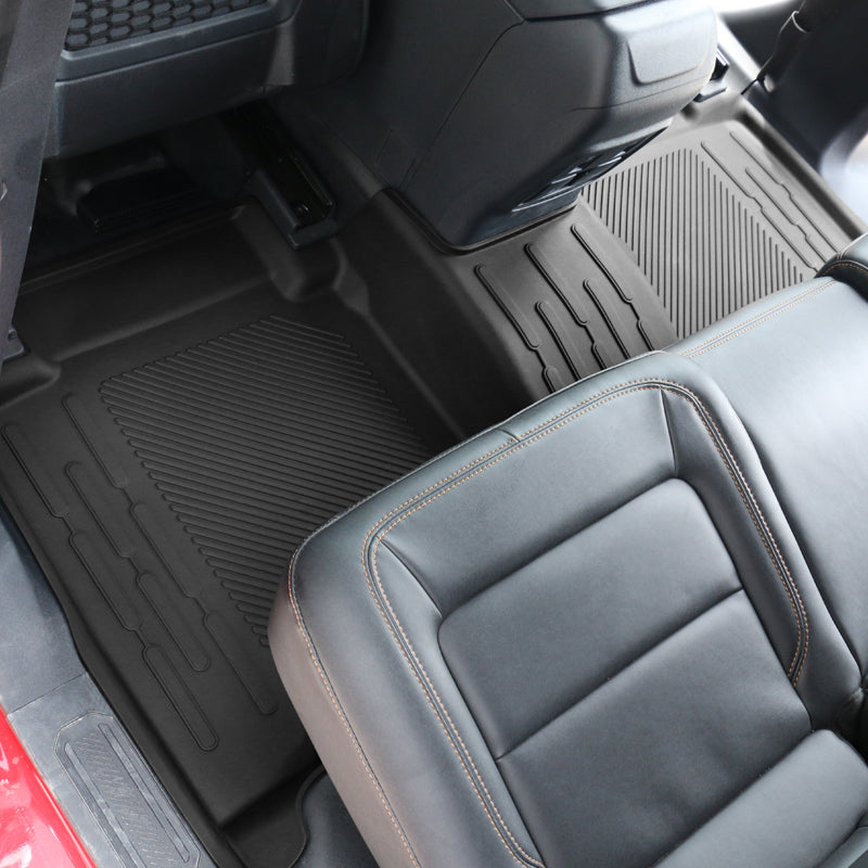 Car Floor Mat for 21-2025 Ford Bronco All Weather 3D Carpet Liner TPE
