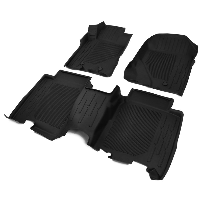 Car Floor Mat for 21-2025 Ford Bronco All Weather 3D Carpet Liner TPE
