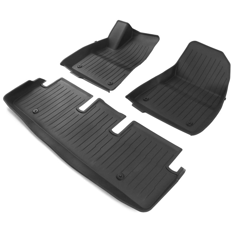 Car Floor Mat for 2017-2023 Tesla Model 3 All Weather 3D Injection TPE