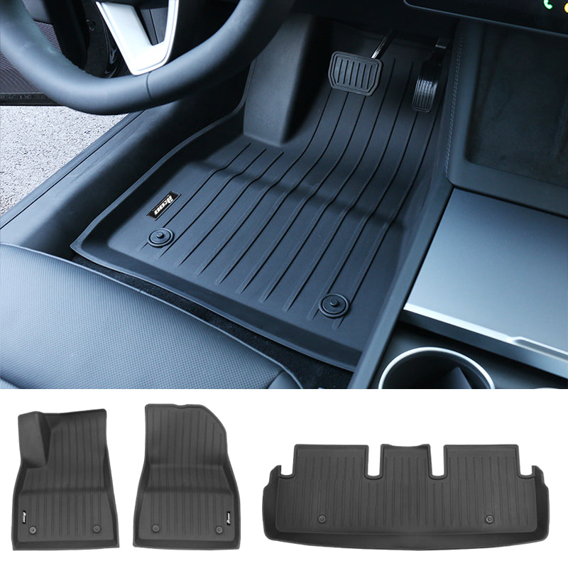 2024-2025 Tesla Model 3 Highland 3D All Weather Floor Mats Liners TPE