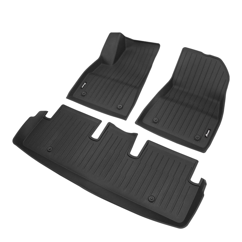 2024-2025 Tesla Model 3 Highland 3D All Weather Floor Mats Liners TPE