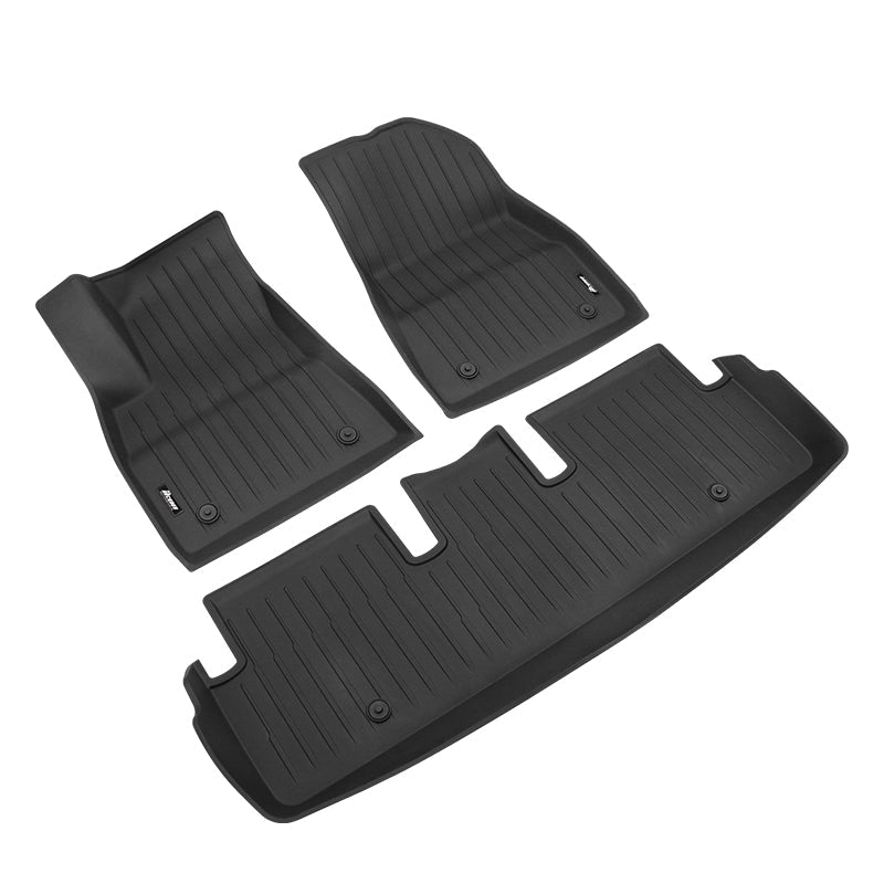 2024-2025 Tesla Model 3 Highland 3D All Weather Floor Mats Liners TPE