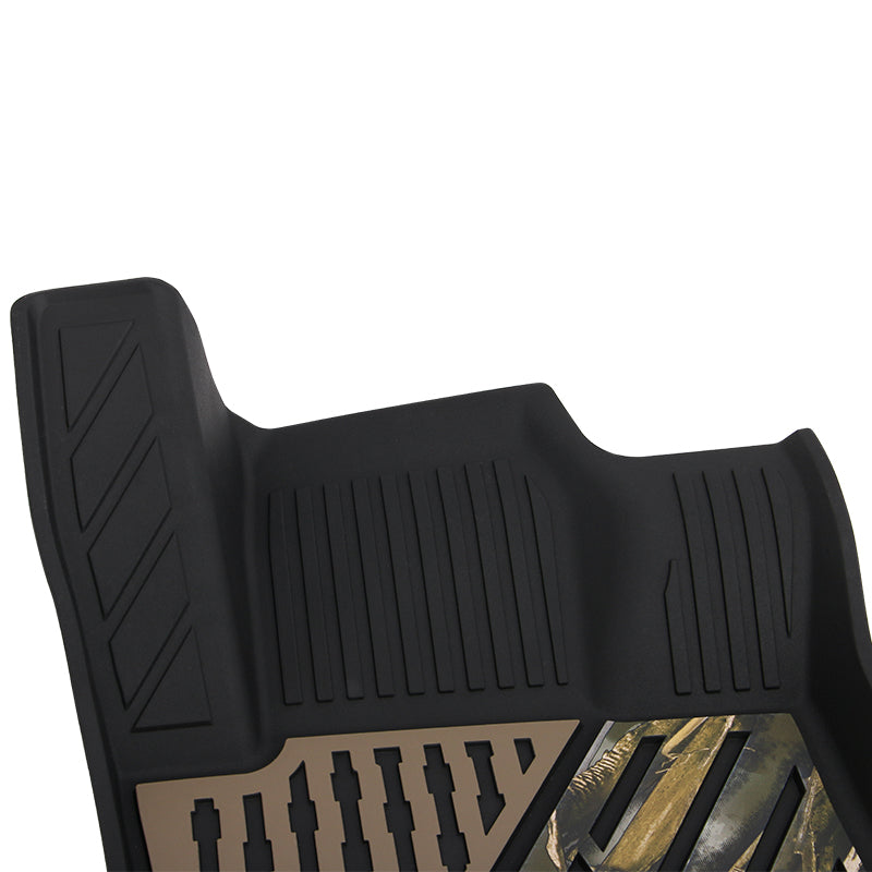 2021-2025 Ford Bronco 4DR Floor Mats TPE Carpets Black w/ Camouflage