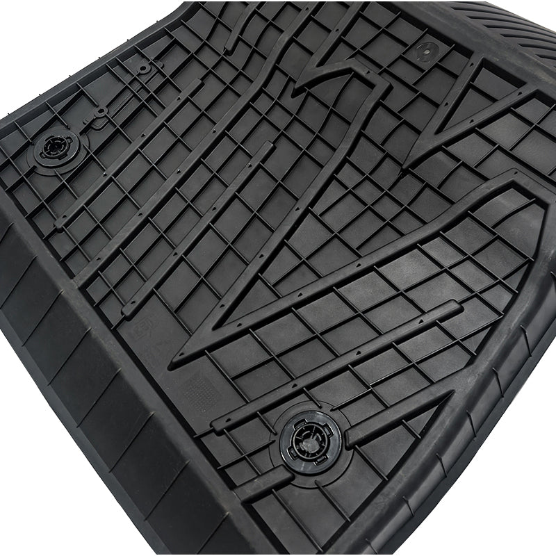 2024-2025 Tesla Model 3 3D Floor Mats Liner Black& Gray TPE Injection