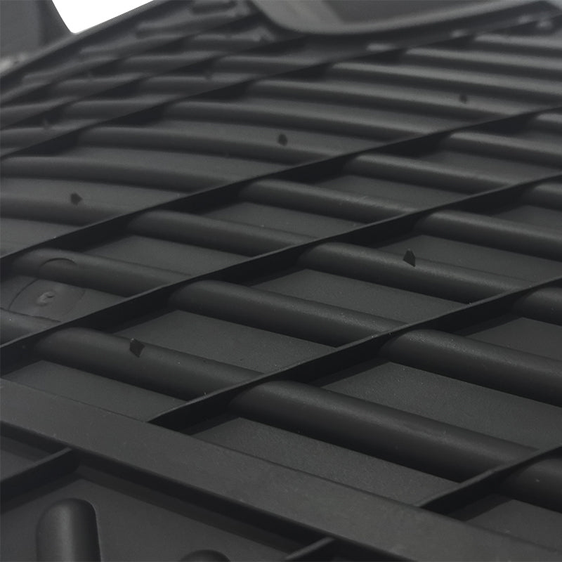 2020-2024 Tesla Model Y 3D Floor Mats Liner Black& Gray TPE Injection