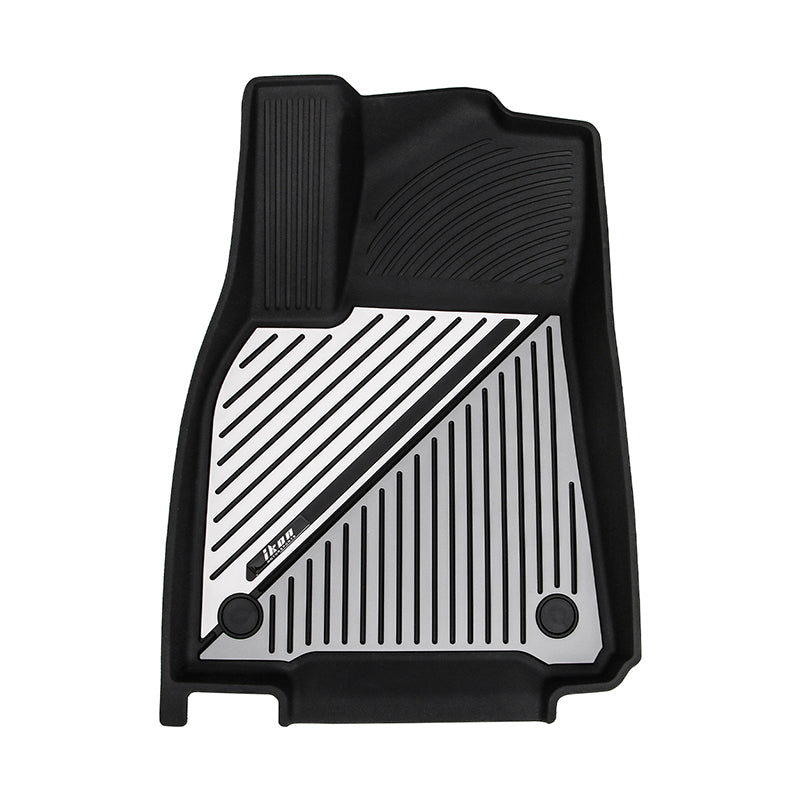 2020-2024 Tesla Model Y 3D Floor Mats Black& Gray& White TPE Injection