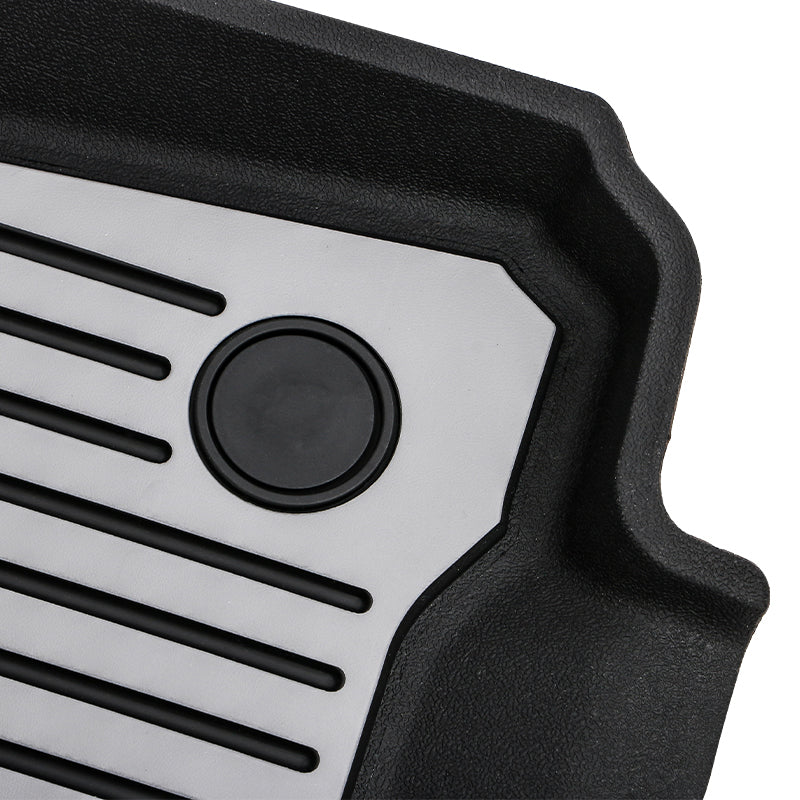 2020-2024 Tesla Model Y 3D Floor Mats Black& Gray& White TPE Injection