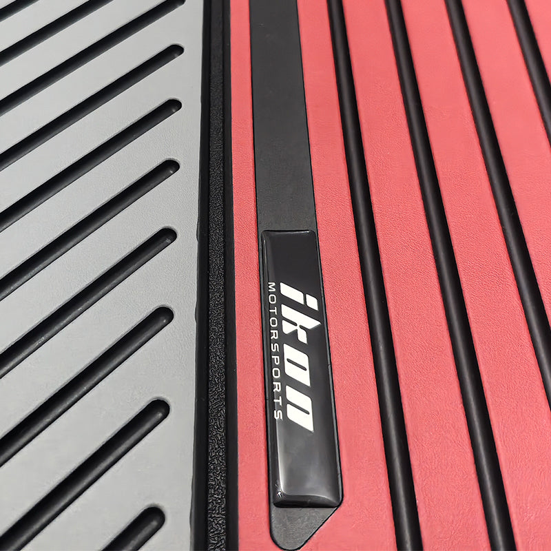 2020-2024 Tesla Model Y 3D Floor Mats Black& Gray& Red TPE Injection