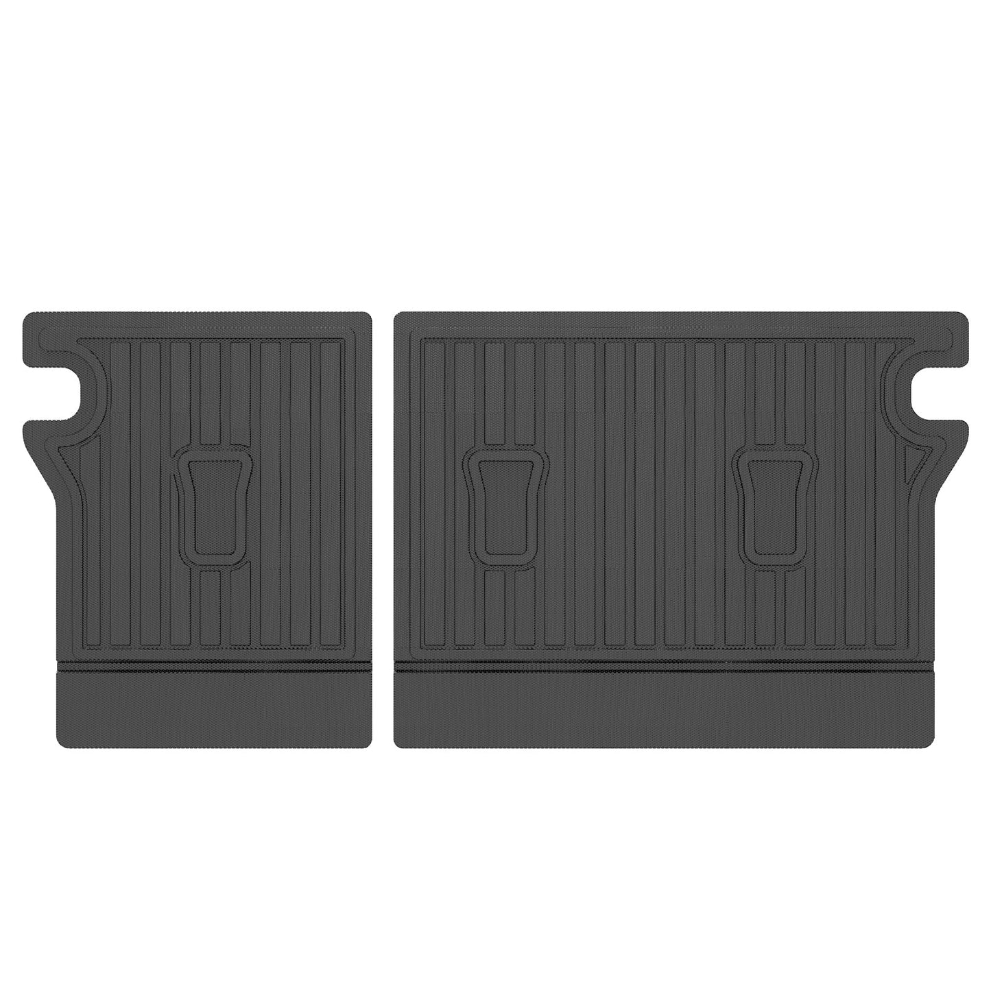 2020-2025 Buick Encore GX 2PCS Backrest Mats Rear Seat Liner Black TPE