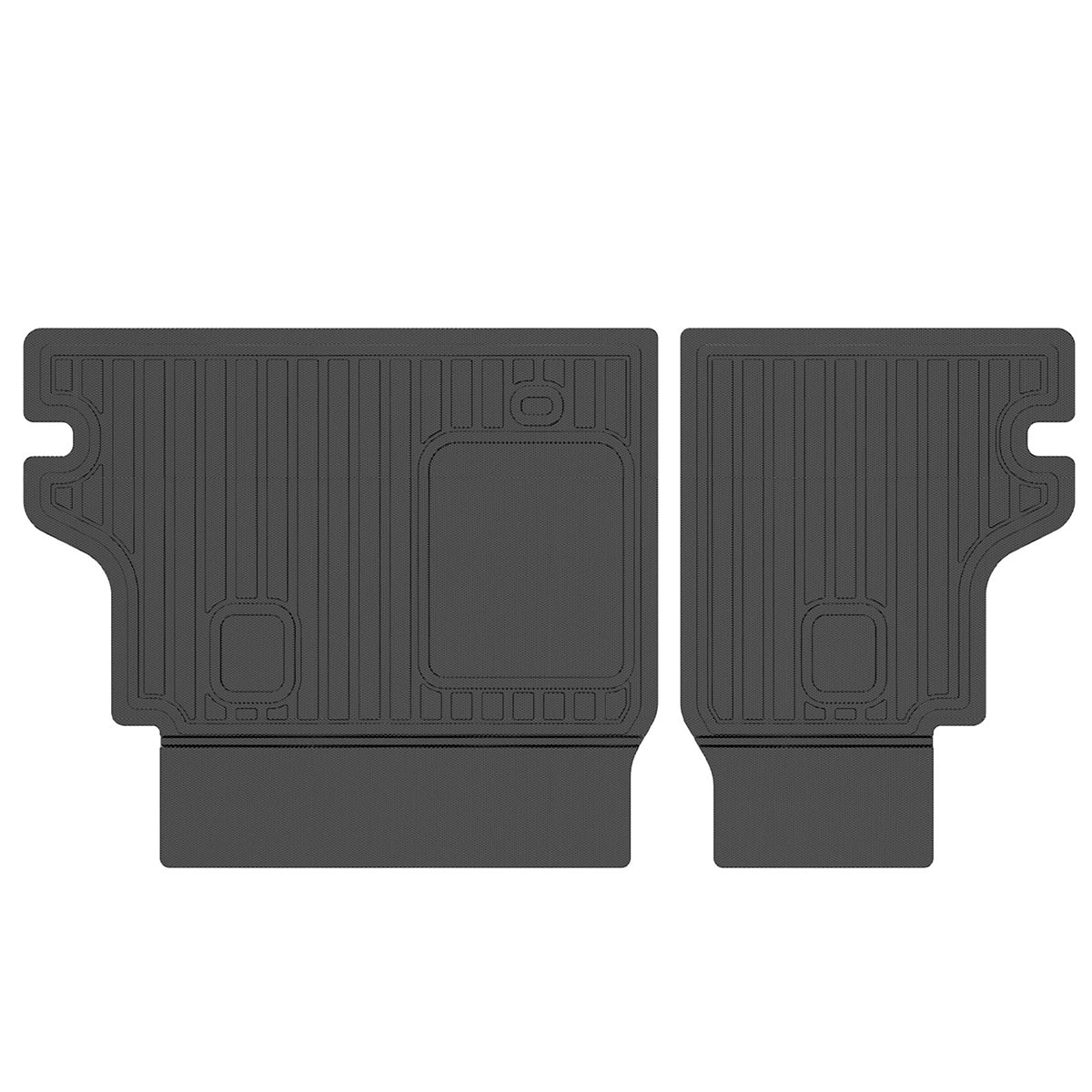 2023-2025 Dodge Hornet 2PCS Backrest Mats Rear Seat Liner Black TPE