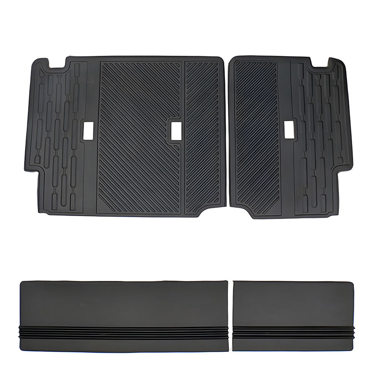 2021-2025 Ford Bronco 4Dr Black TPE Rear Seat Protector Backrest Cover