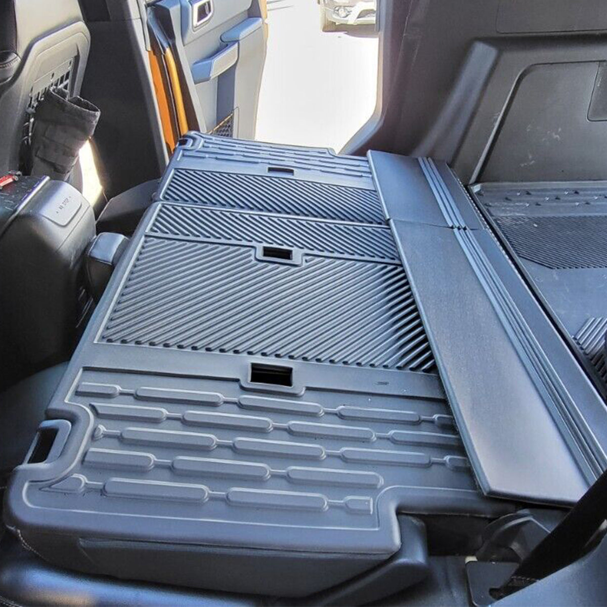 2021-2025 Ford Bronco 4Dr Black TPE Rear Seat Protector Backrest Cover