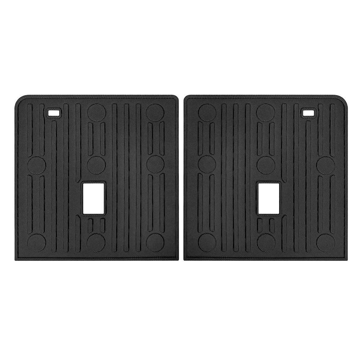 2020-2024 Ford Explorer 2PCS Backrest Mats Rear Seat Liner Black TPE