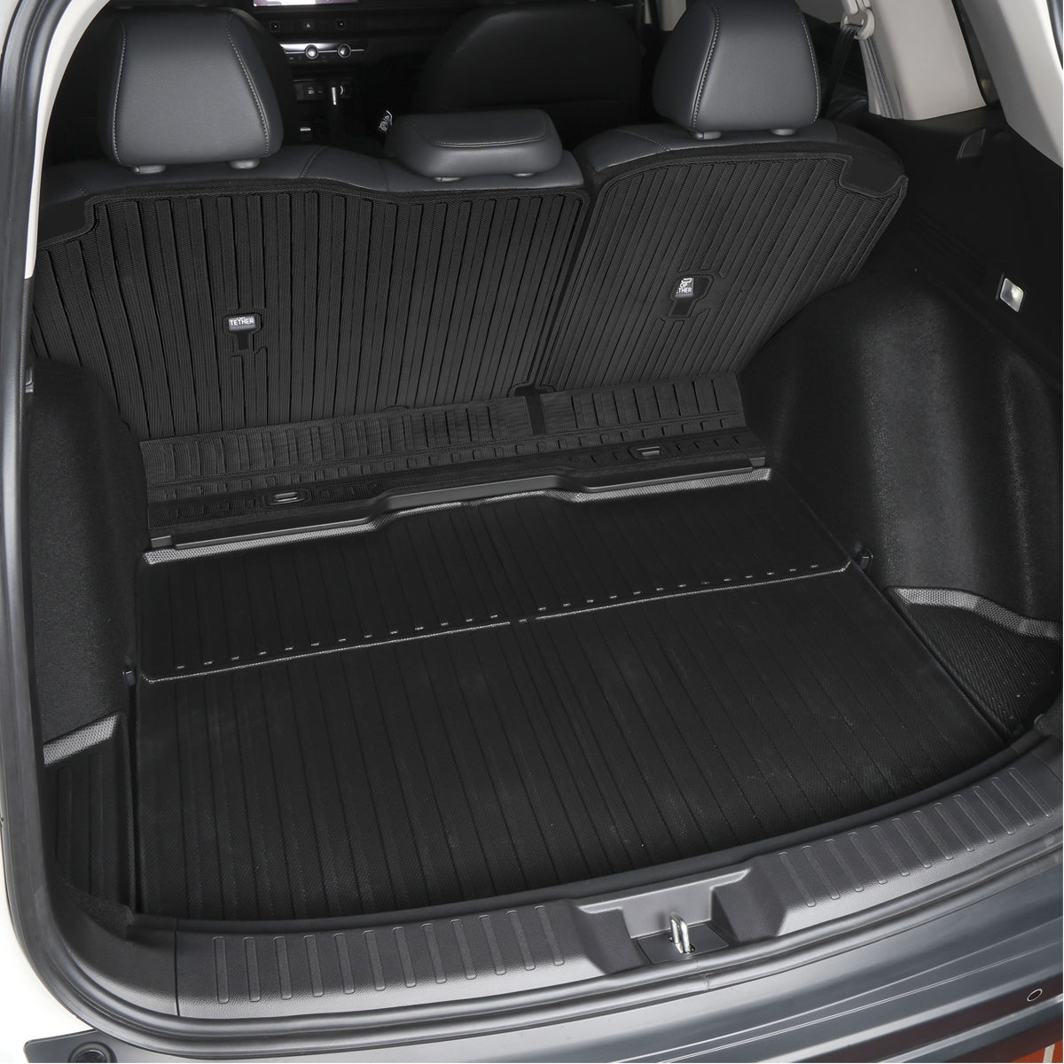 2023-2025 Honda CR-V 3PCS Backrest Mats Rear Seat Back Cover Black TPE